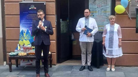 Ukraińcy mieszkający w Bydgoszczy obchodzili rocznicę odzyskania niepodległości [zdjęcia]