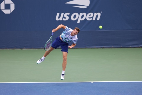 US Open: Hurkacz znów odpadł w drugiej rundzie. Polak walczył z rywalem i ze zdrowiem