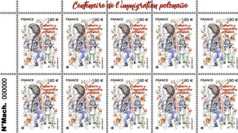 Francuska poczta upamiętni znaczkiem 100. rocznicę największej fali polskiej imigracji
