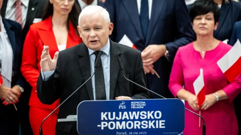 Jarosław Kaczyński w Toruniu: nie ma afery wizowej, to nawet nie jest aferka [wideo]