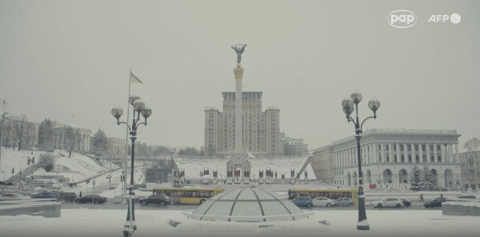 Paraliż z powodu śniegu w Ukrainie. Ponad dwa tysiące miejscowości bez prądu [wideo]