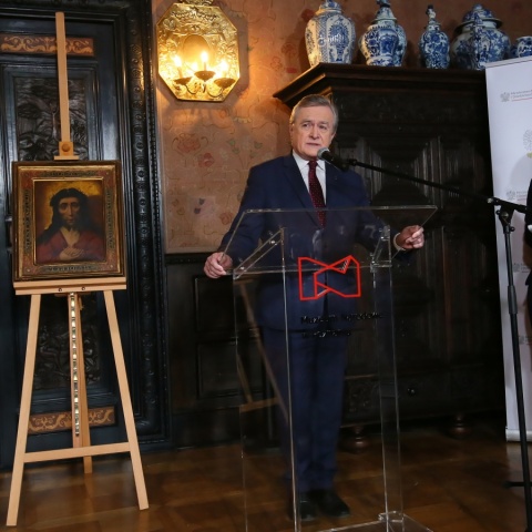 Zagrabione w czasie wojny obrazy wróciły do domu Dyptyk Boutsa już w Gołuchowie