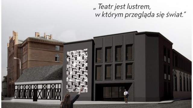 W fasadzie bydgoskiego Teatru Kameralnego będzie można się przejrzeć