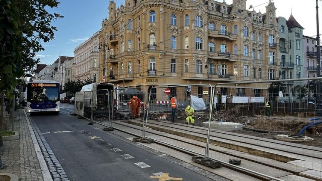Kiedy na ulicę Gdańską wrócą tramwaje Pozostał jeszcze tylko odbiór techniczny