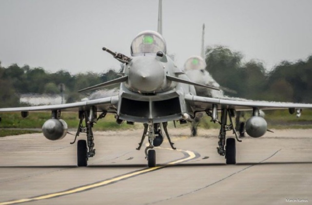 Mariusz Błaszczak: W Polsce są już myśliwce Typhoon Królewskich Sił Powietrznych