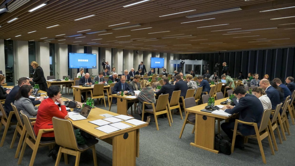 Posiedzenie sejmowej Komisji Sprawiedliwości i Praw Człowieka./fot. PAP/Mateusz Marek