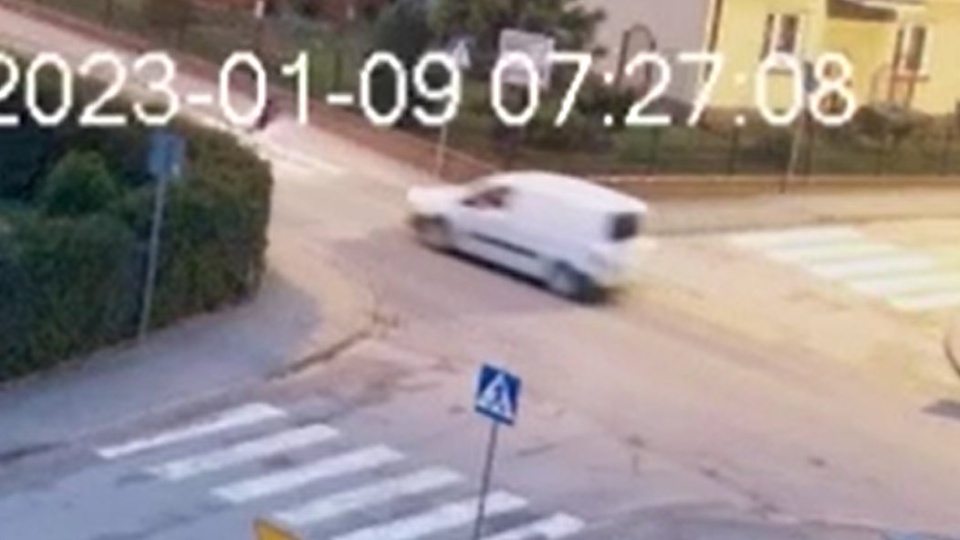 Wypadek przy ul. Willowej w Rypinie/fot. materiały policji
