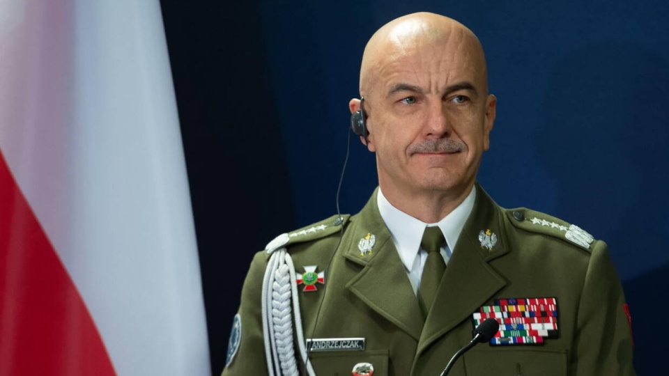 Szef Sztabu Generalnego Wojska Polskiego gen. Rajmund Andrzejczak/fot. PAP/EPA/Valdemar Doveiko
