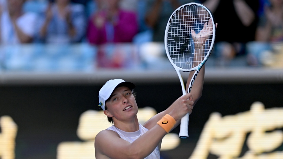 Iga Świątek kapitalnie zaprezentowała się w III rundzie Australian Open. Fot.: Lukas Coch/PAP
