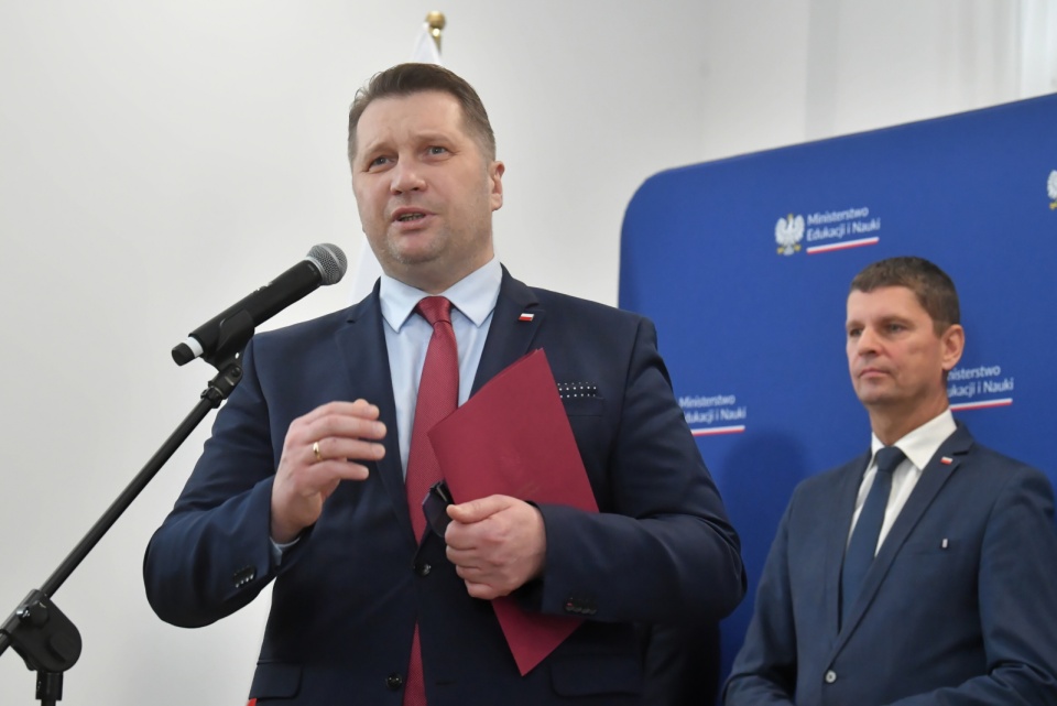 Minister edukacji i nauki Przemysław Czarnek/fot. Andrzej Lange, PAP