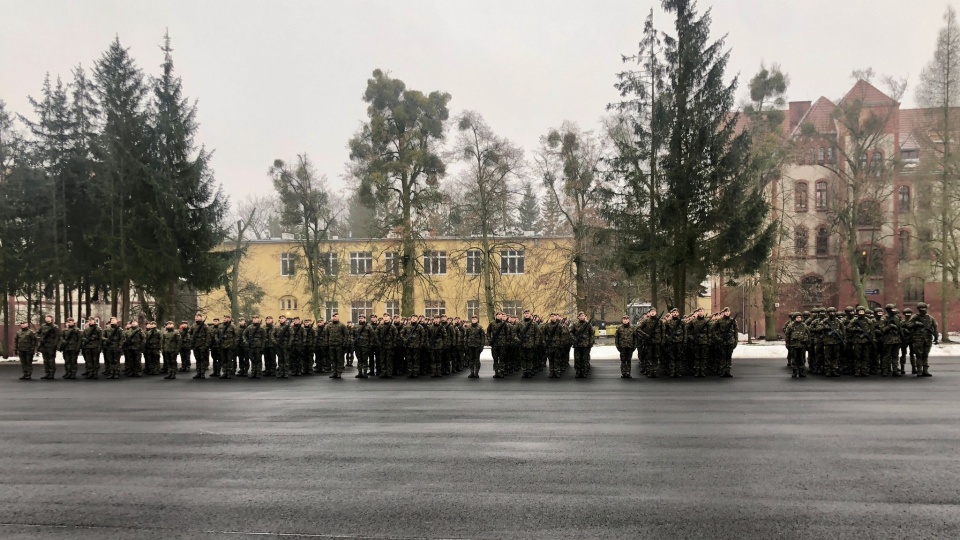 Złożenie przysięgi wojskowej zakończyło 16-dniowe szkolenie nowych żołnierzy WOT/fot. Marcin Doliński