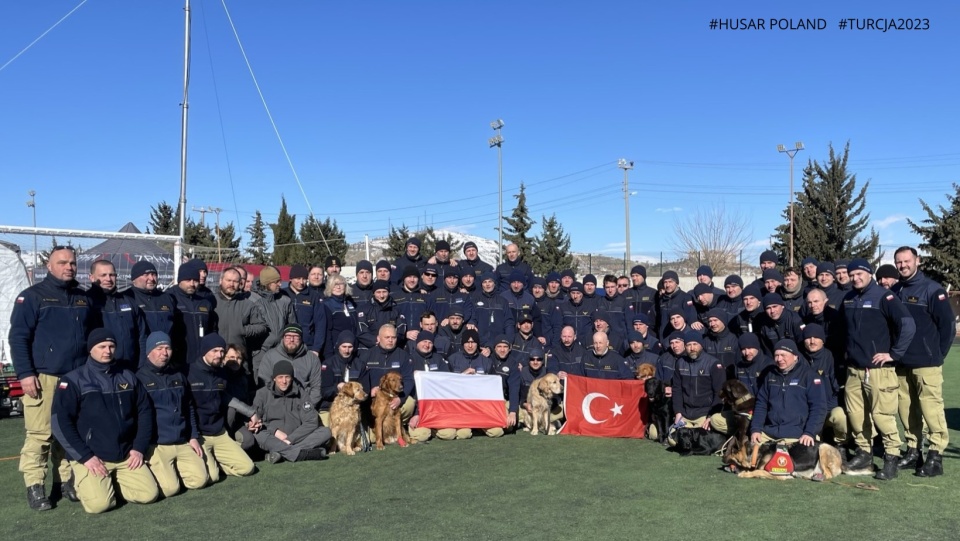 Polscy ratownicy wracają w środę z Turcji/fot. PSP, Facebook