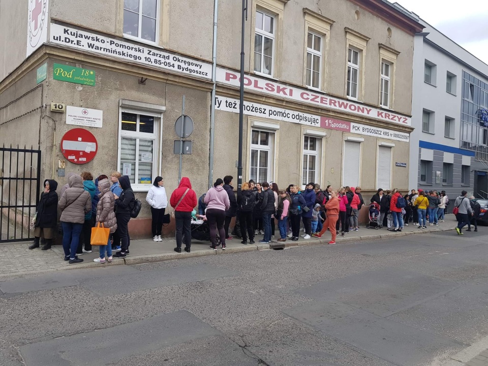 Siedziba PCK w Bydgoszcz z zewnątrz, maj 2022/fot. Polski Czerwony Krzyż Bydgoszcz, Facebook