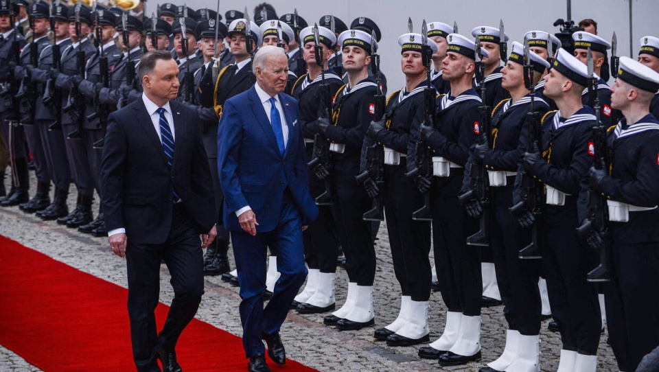 Andrzej Duda i Joe Biden w Warszawie/fot. PAP, EPA
