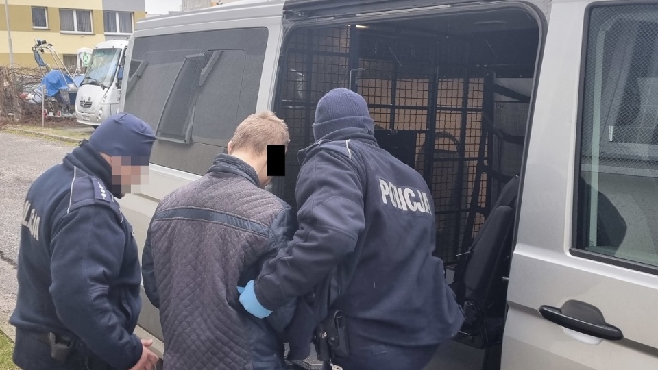 W miniony piątek policjanci zatrzymali do sprawy 31-latka/fot. materiały policji