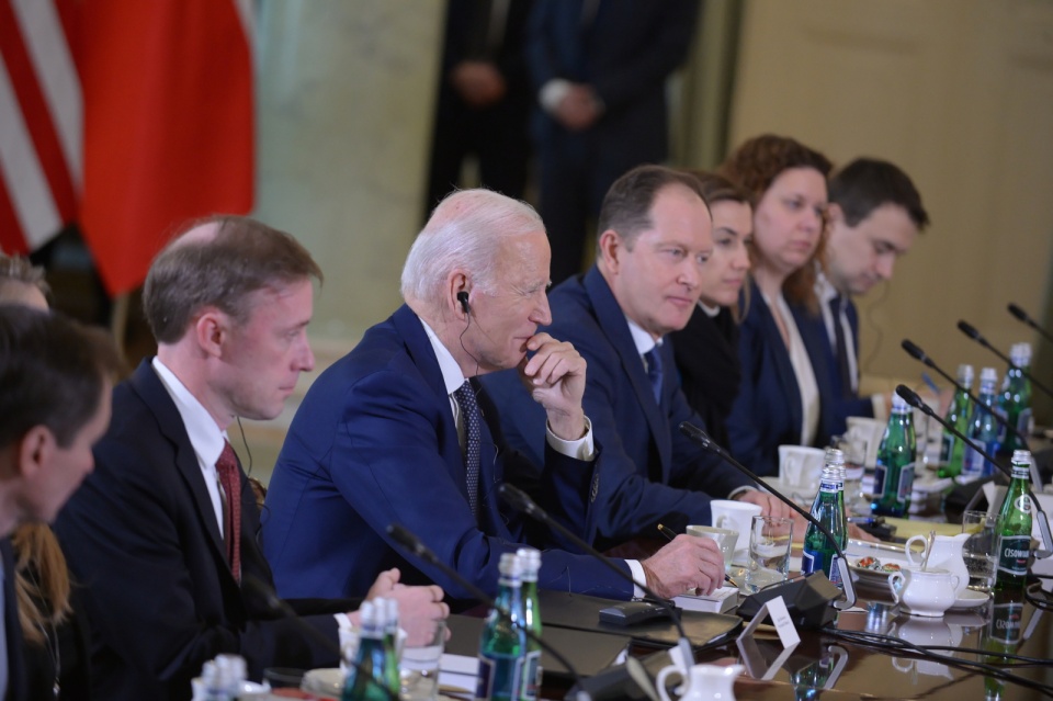 Pierwszy dzień oficjalnej wizyty w Polsce prezydenta USA Joe Bidena w Warszawie/fot. Marcin Obara, PAP
