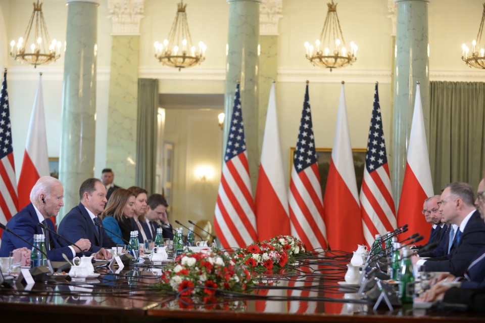 Pierwszy dzień oficjalnej wizyty w Polsce prezydenta USA Joe Bidena w Warszawie/fot. Marcin Obara, PAP