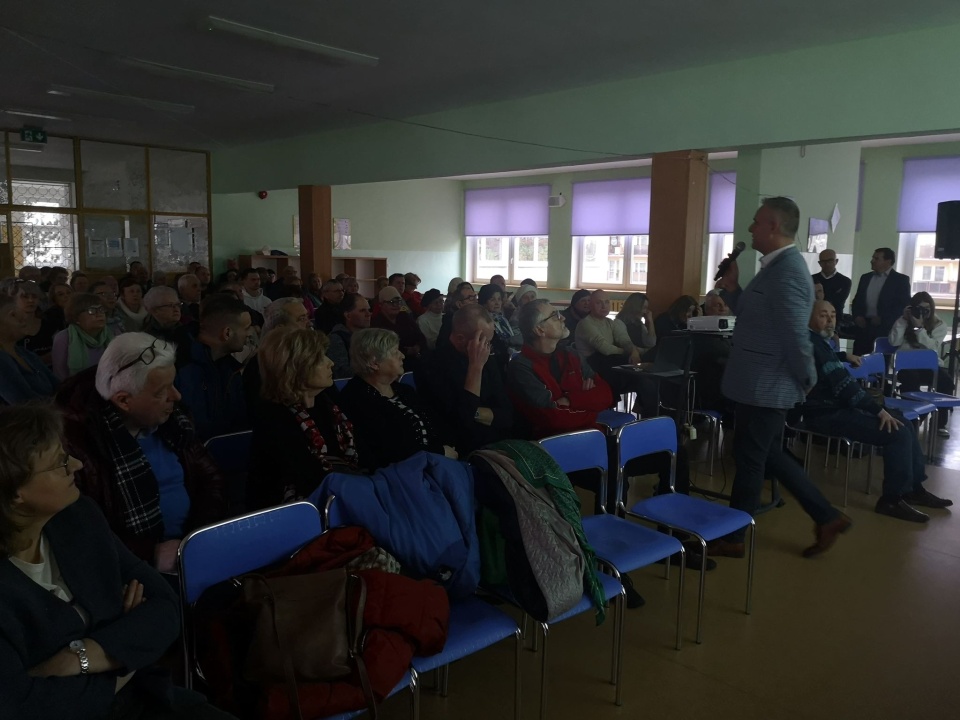 Spotkanie prezesa SM Południe z mieszkańcami/fot. Agnieszka Marszał