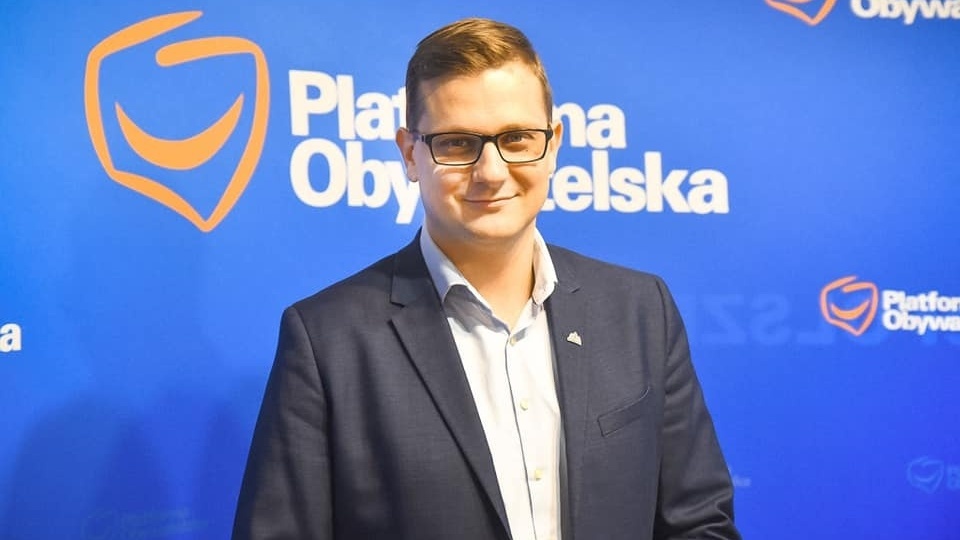 Przewodniczący bydgoskich struktur Platformy Obywatelskiej Michał Sztybel /fot. Facebook/archiwum