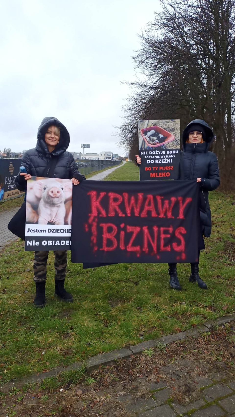 Przy okazji targów hodowców bydła doszło do protestów/Fot. nadesłane przez organizatorów