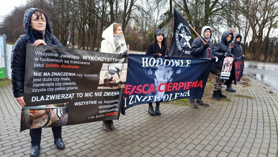 Przy okazji targów hodowców bydła doszło do protestów/Fot. nadesłane przez organizatorów