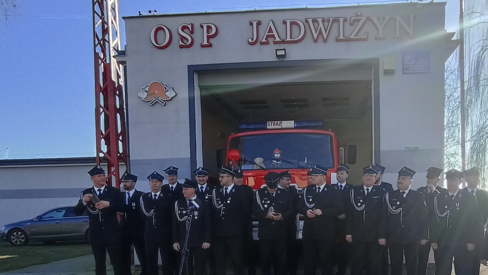 Wóz strażacki w Jadwiżynie to jeden z 31 pojazdów, które mają trafić do regionalnych OSP w ramach rządowego dofinansowania/Fot. Jolanta Fischer