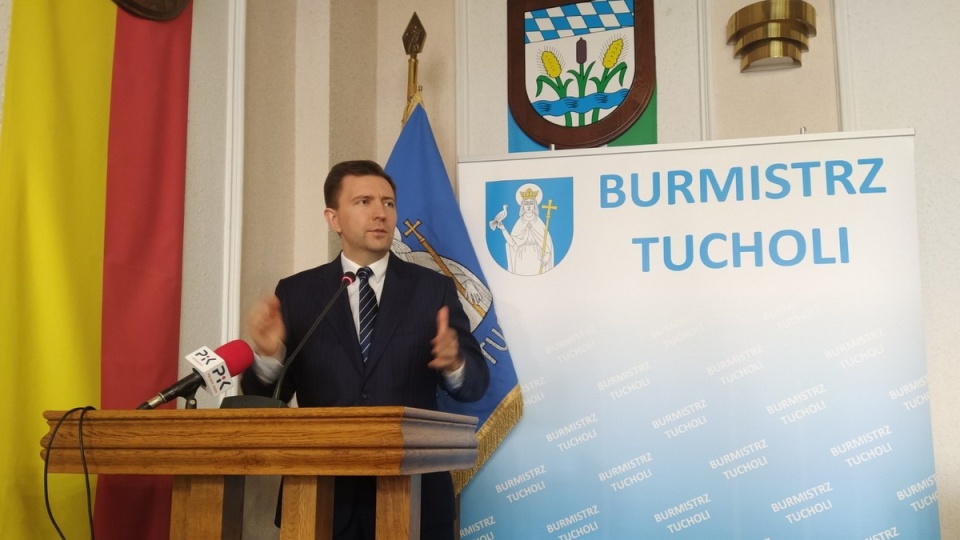 Minister Łukasz Schreiber w Tucholi/fot. Marcin Doliński