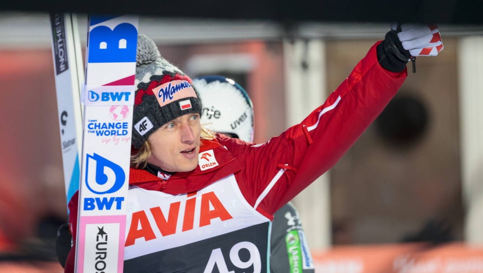 Trzy dni temu Dawid Kubacki wygrał konkurs z cyklu w Lillehammer/fot. Geir Olsen, PAP/EPA