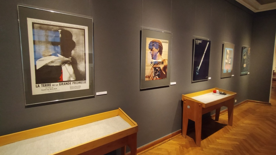 Prace, szkice i plakaty związane z Andrzejem Wajdą zaprezentowano w grudziądzkim muzeum/Fot: Marcin Doliński