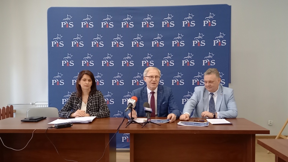 Konferencja posłów PiS w Bydgoszczy/fot. Agata Raczek