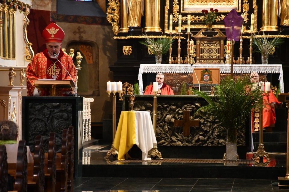 Niedziela Palmowa w katedrze bydgoskiej/fot. Diecezja Bydgoska