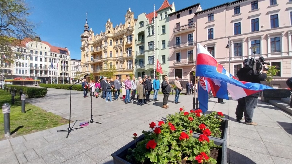 Uroczystości na pl. Wolności w Bydgoszczy/fot. Jolanta Fischer