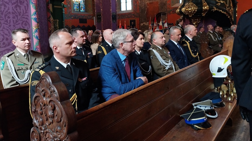 Na uroczystej mszy w bydgoskiej katedrze obecni byli strażacy z regionu/fot: Elżbieta Rupniewska