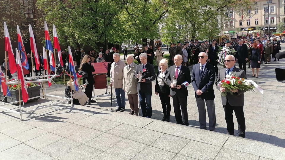 Bydgoszczanie wzięli udział w obchodach 78. rocznicy zakończenia II wojny światowej/fot: Monika Siwak