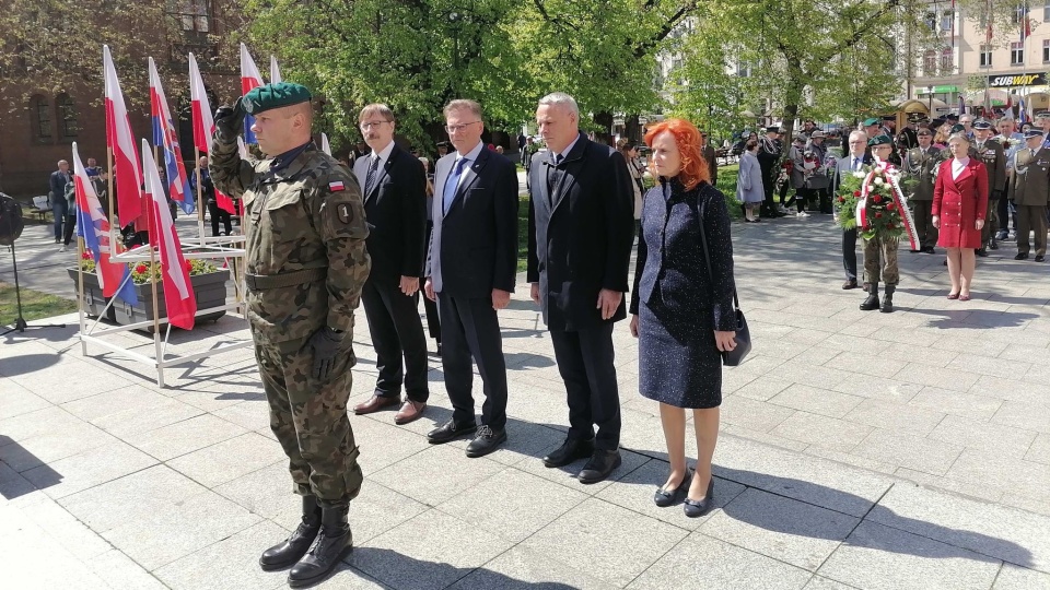 Bydgoszczanie wzięli udział w obchodach 78. rocznicy zakończenia II wojny światowej/fot: Monika Siwak