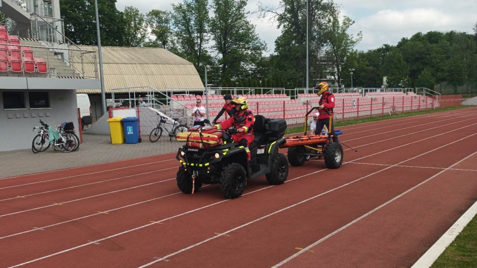 Na stadionie miejskim im. Inowrocławskich Olimpijczyków w Inowrocławiu odbyła się trzecia edycja wydarzenia, pt. „Miej serce do biegania”/fot. Marcin Glapiak