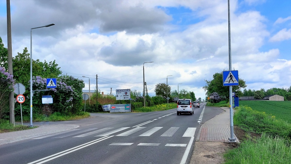GDDKiA w Bydgoszczy pracuje nad doświetleniem prawie 600 przejść dla pieszych w miastach i wzdłuż Dróg Krajowych/fot: GDKKiA w Bydgoszczy