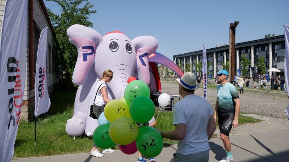 Na triathlonie obecne było także Polskie Radio PiK/fot. Adam Hibner