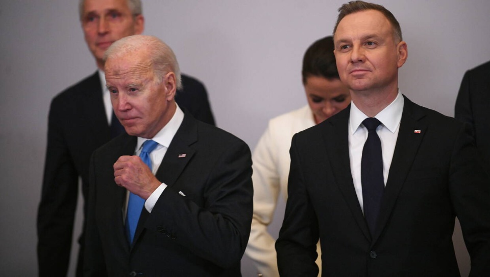 Prezydent Joe Biden i prezydent Andrzej Duda przed obradami Bukaresztańskiej Dziewiątki/fot. Marcin Obara, PAP (archiwum)