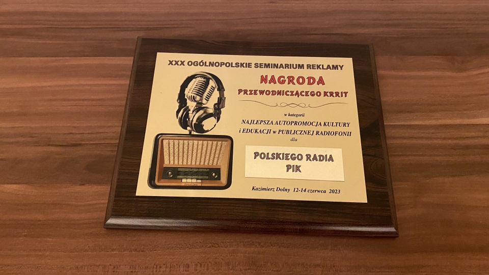 Polskie Radio PiK zostało wyróżnione nagrodą za najlepszą autopromocję wśród publicznych rozgłośni z całej Polski/fot: Jarosław Kopeć