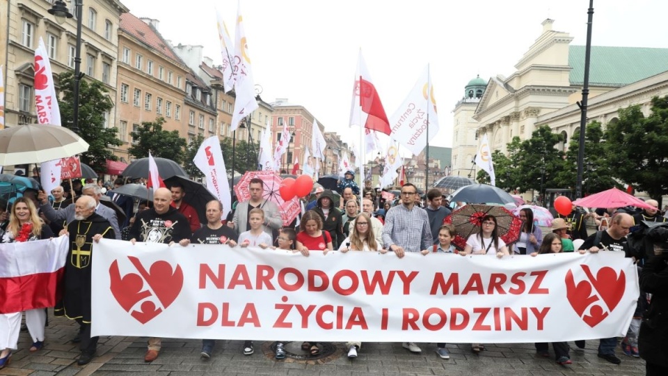 18. Narodowy Marsz dla Życia i Rodziny w Warszawie/fot. Tomasz Gzell, PAP