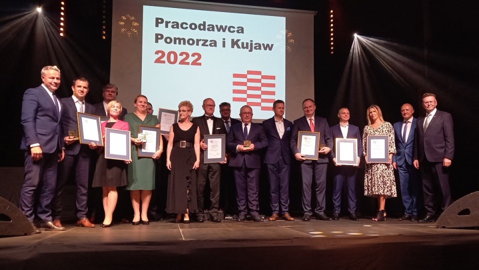 Wyniki konkursu „Pracodawcy Pomorza i Kujaw 2022” ogłoszono podczas gali w Fabryce Lloyda w Bydgoszczy/fot. Tatiana Adonis