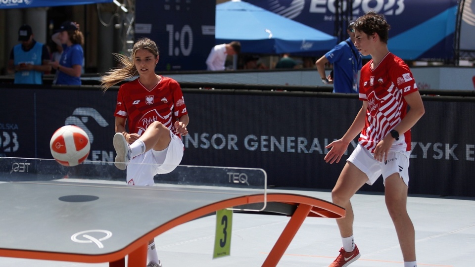 Marek Pokwap i Alicja Bartnicka zdobyli brązowy medal IE/fot.: PAP/Łukasz Gągulski