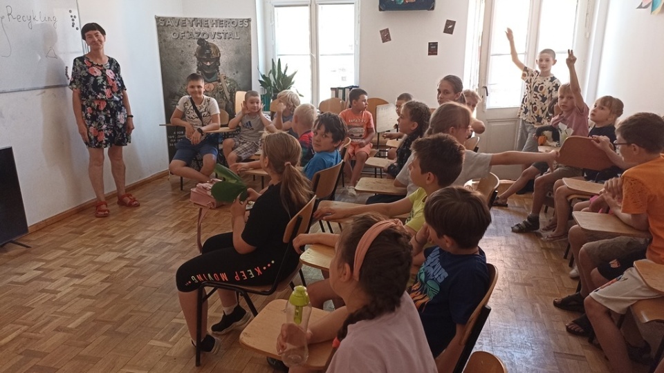„Wakacje ze Zwierzem” w toruńskim Centrum Integracji „Łącznik”/fot. Monika Kaczyńska