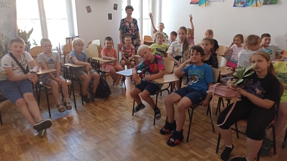 „Wakacje ze Zwierzem” w toruńskim Centrum Integracji „Łącznik”/fot. Monika Kaczyńska