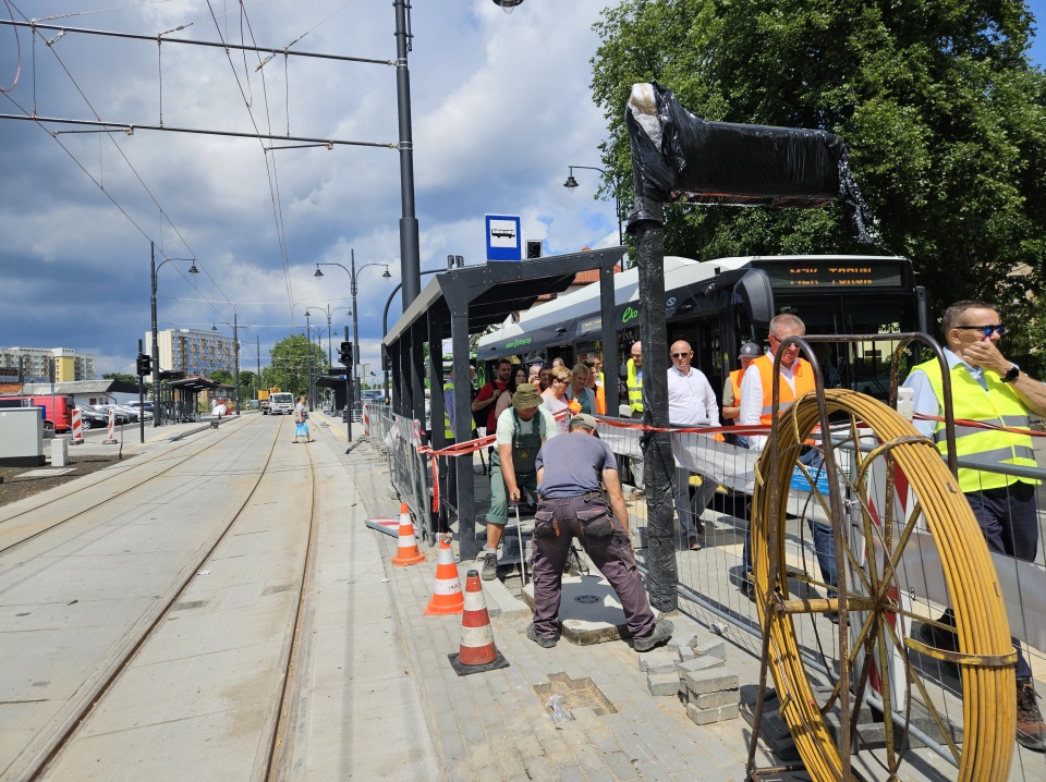 Na osiedlu Jar ruszyły prace związane z wprowadzeniem ruchu tramwajowego. Przejazdy zostaną uruchomione 1 września/fot: MZK w Toruniu