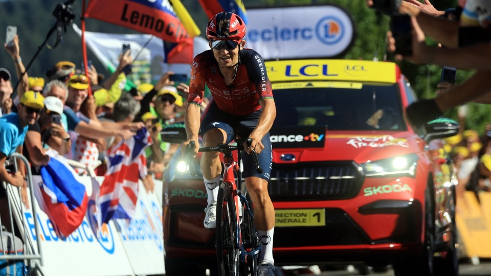 W tym roku Michał Kwiatkowski m.in. po raz drugi w karierze wygrał etap Tour de France/fot.: PAP/EPA/Martin Divisek