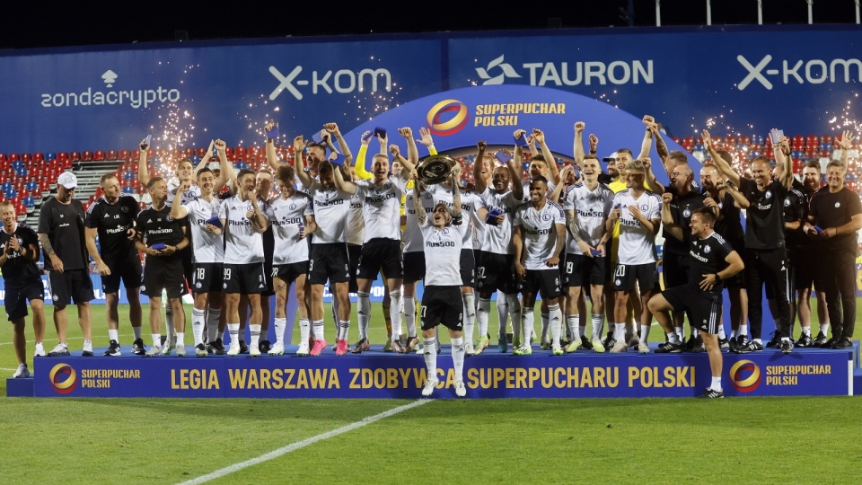 Legia Warszawa po wielu latach przerwy mogła cieszyć się z Superpucharu/fot.: PAP/Waldemar Deska