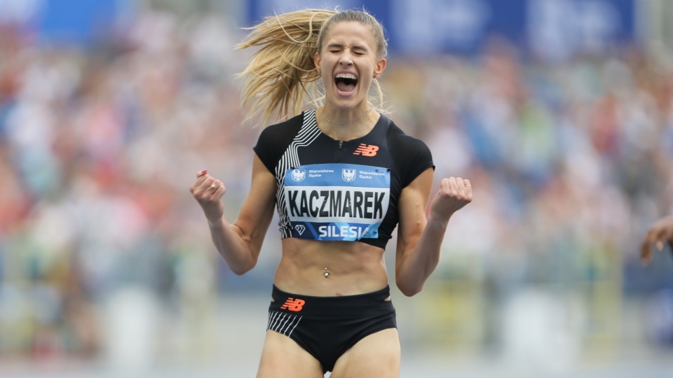 Natalia Kaczmarek pokazała, że w biegu na 400 metrów może walczyć o najwyższe lokaty/fot.: PAP/Zbigniew Meissner