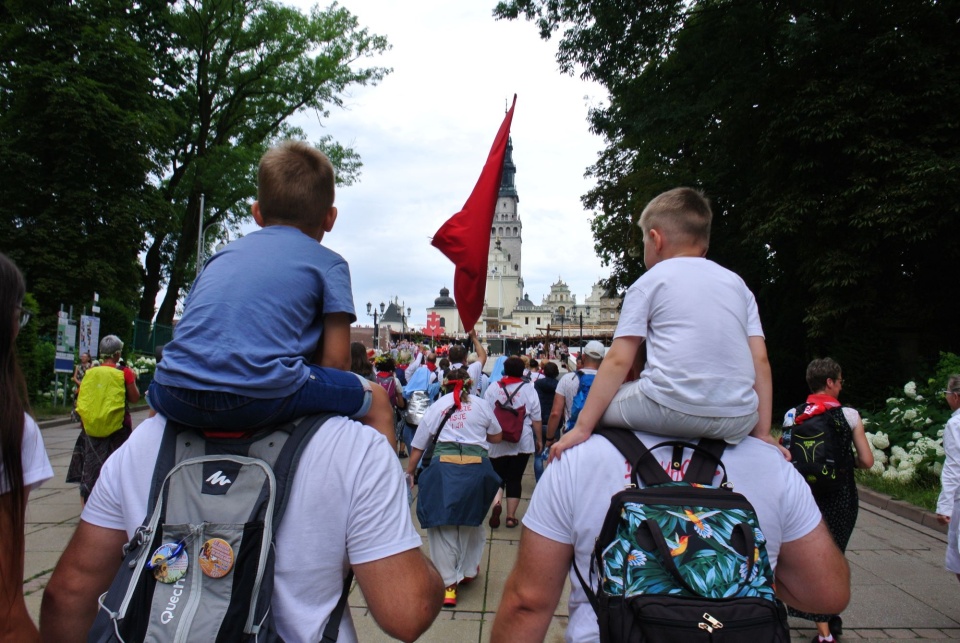 Bydgoscy pielgrzymi 17 lipca doszli na Jasną Górę/fot. @JasnaGóraNews